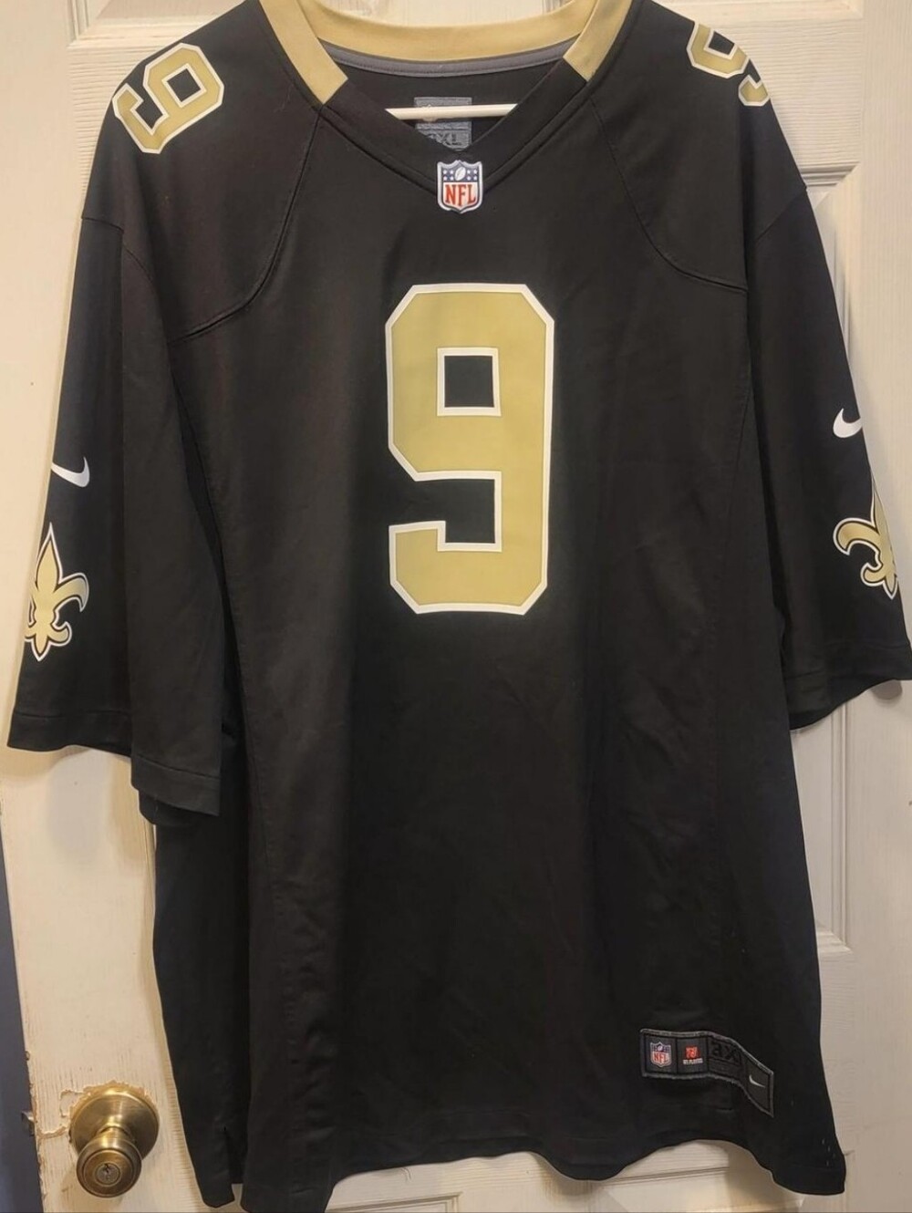 Drew Brees #9 New Orleans Saints Nike football jersey 3XL
